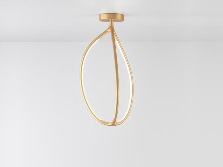 Aluminium and silicone ceiling lamp | Arrival by Artemide