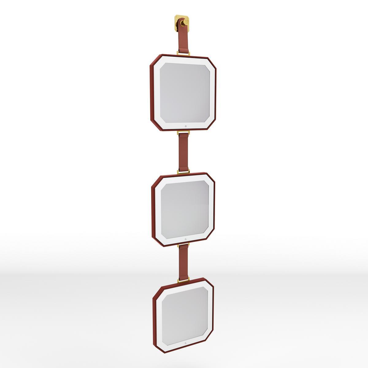 Framed wall-mounted mirror | Artemide by Bruno Zampa