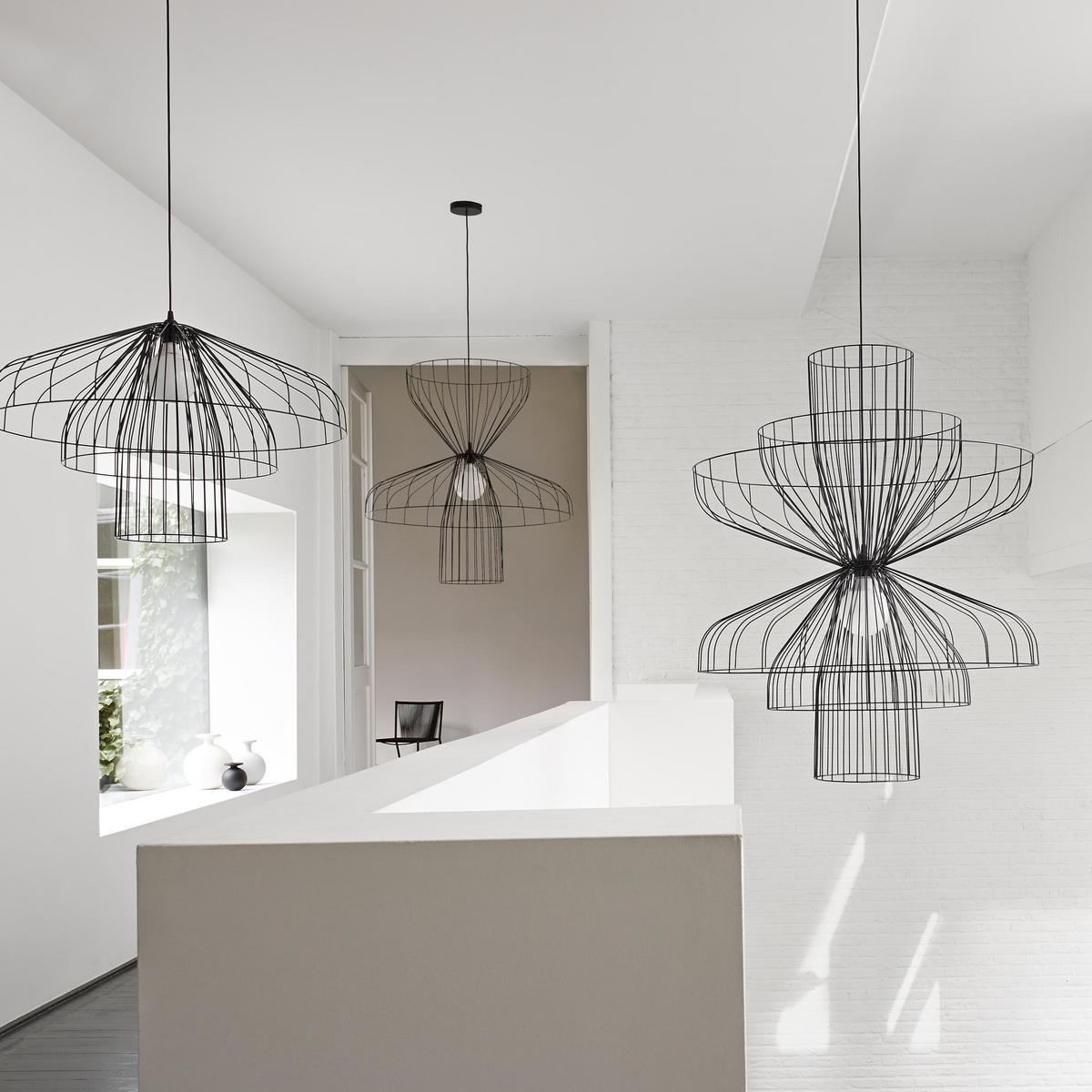 Steel pendant lamp | Parachute by Ligne Roset