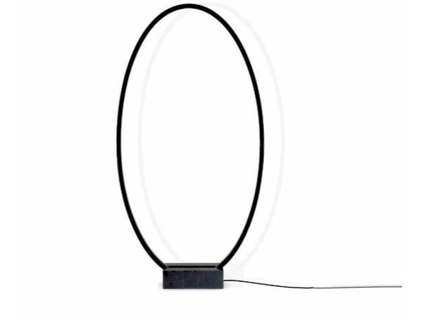 LED indirect light aluminium floor lamp | Ellisse by Nemo