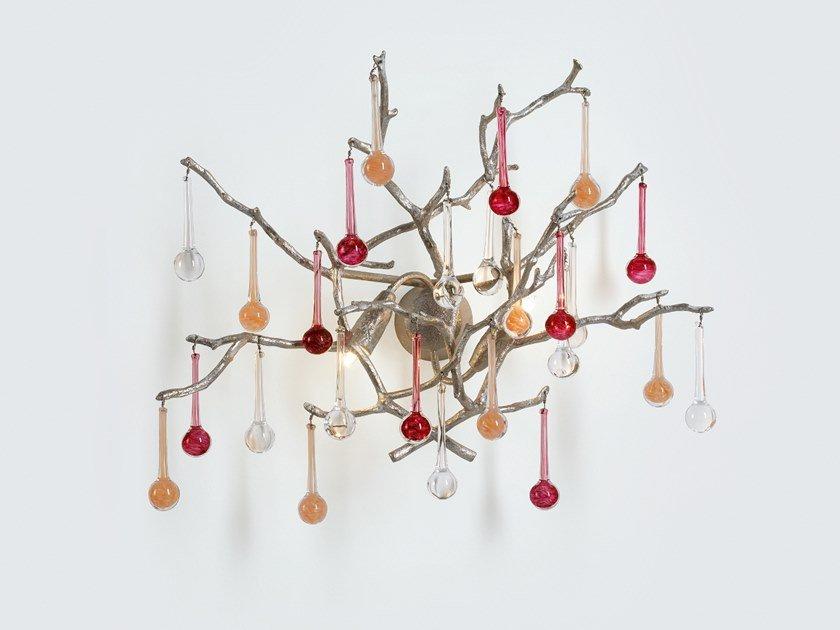 Halogen bronze wall lamp | Bijout Ap1413/2 by Serip