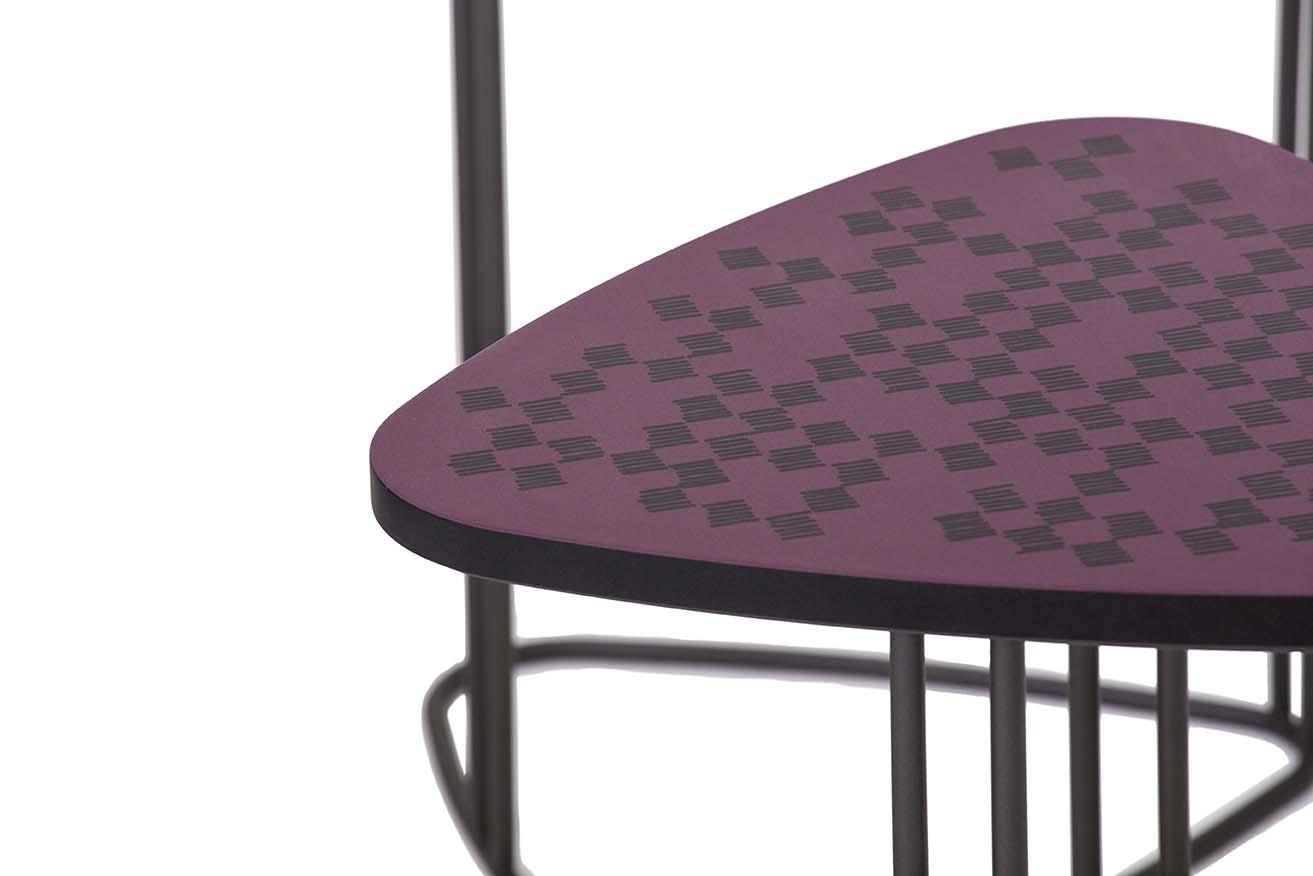 Triangular MDF high side table | Mix by Tonin Casa