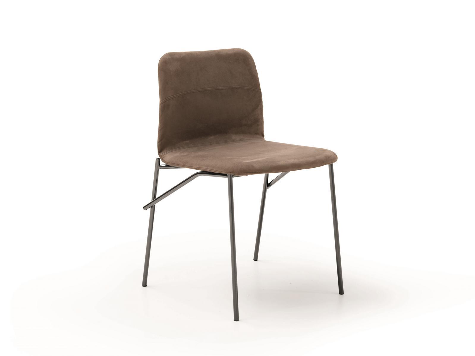Upholstered Eco-leather chair | Alunna by Pianca