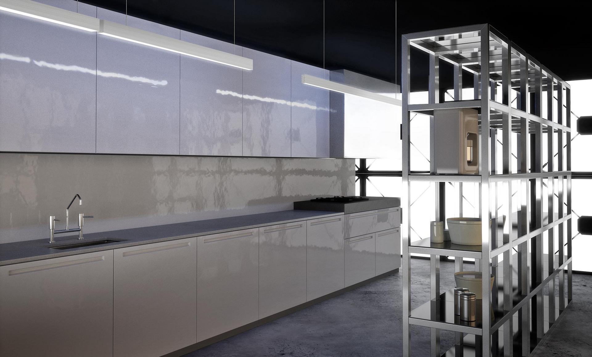 LED metal pendant lamp | Brooklyn Line by Panzeri