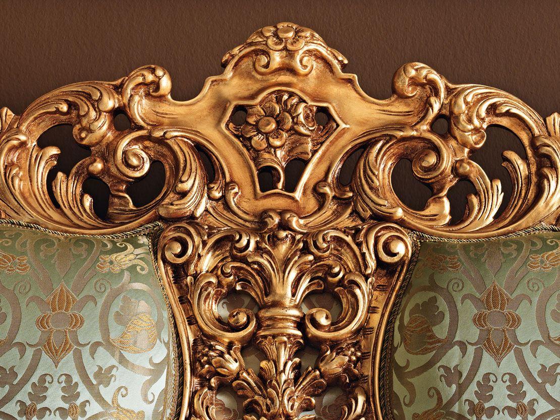 2 seater fabric sofa with integrated magazine rack | 11417 by Modenese Gastone