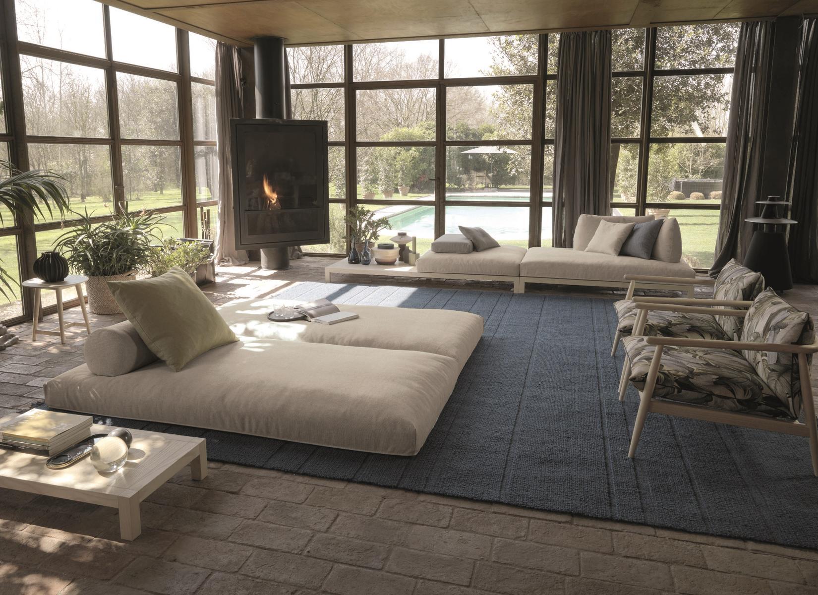 Sectional modular fabric sofa | Haneda by Desiree