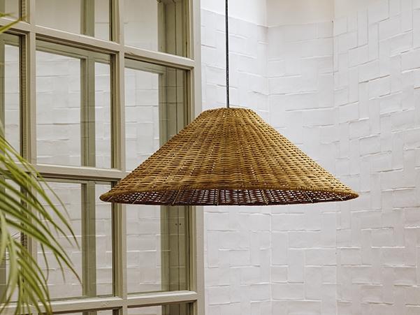 Direct light rattan pendant lamp | Caribe by Leds C4