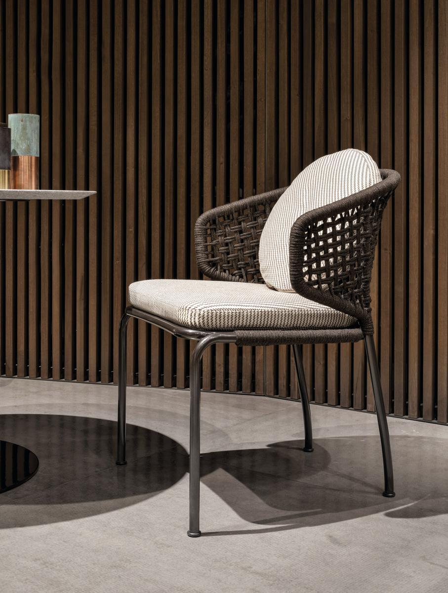 Outdoor chair | Aston Cord Outdoor Chair by Minotti