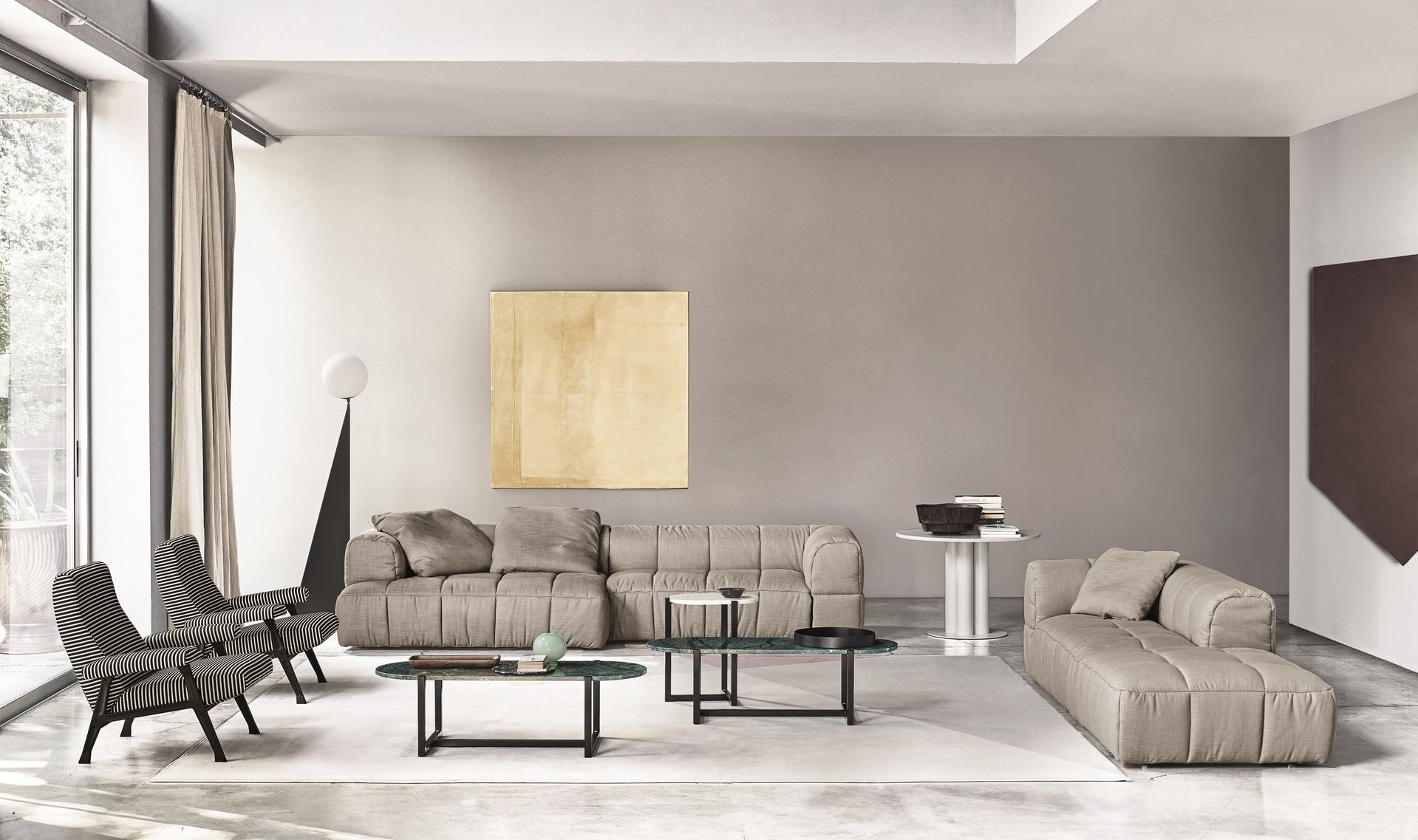 Round marble table | Goya by Arflex