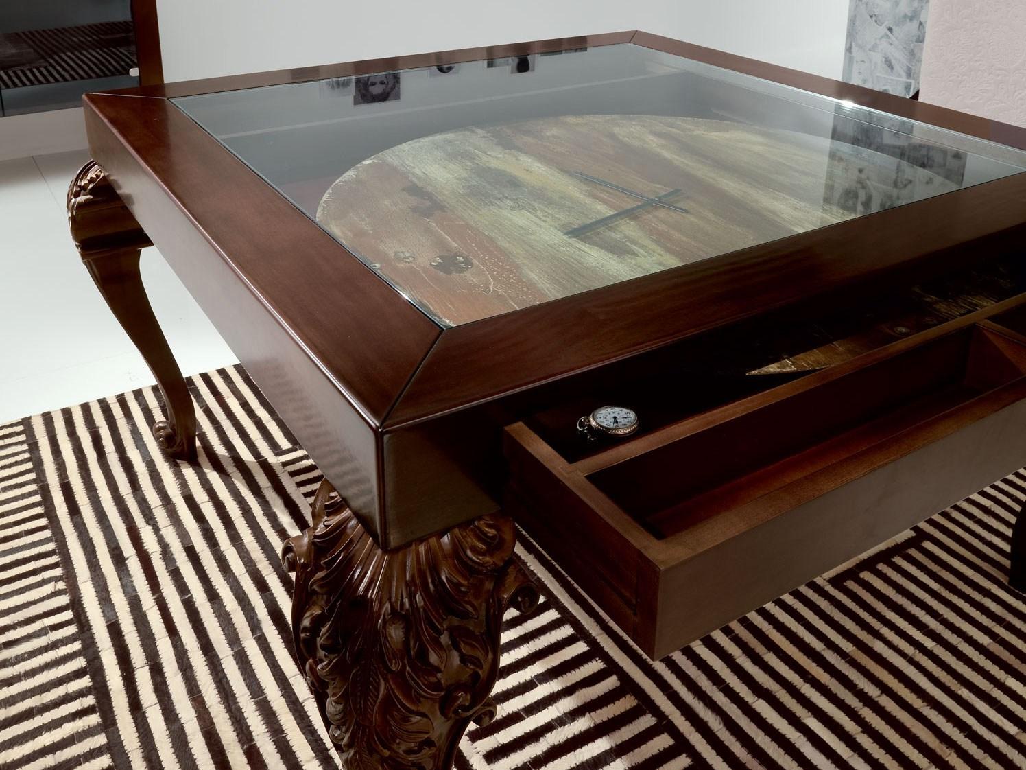 Square dining table | Minimal Baroque by Modenese Gastone