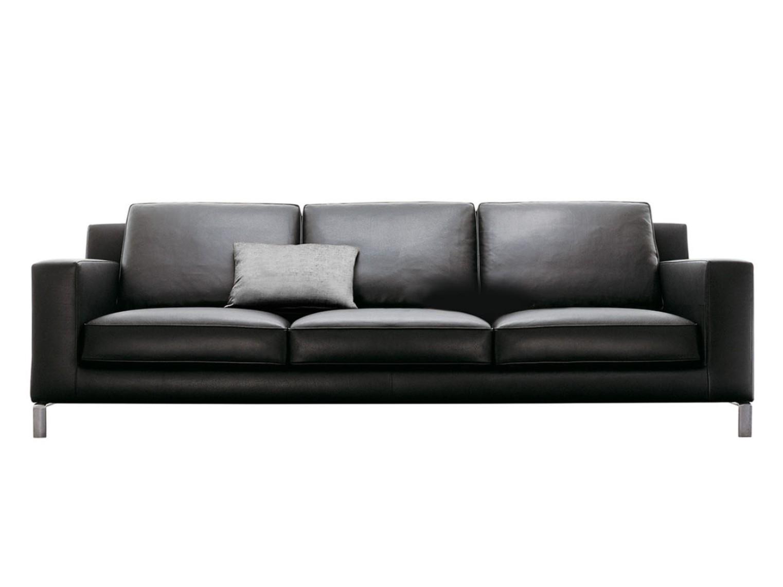 3 seater leather sofa | Lido by Molteni