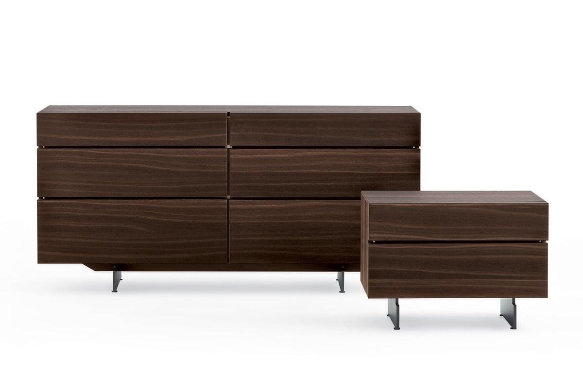 Oak chest of drawers | Pandora Night by Poliform