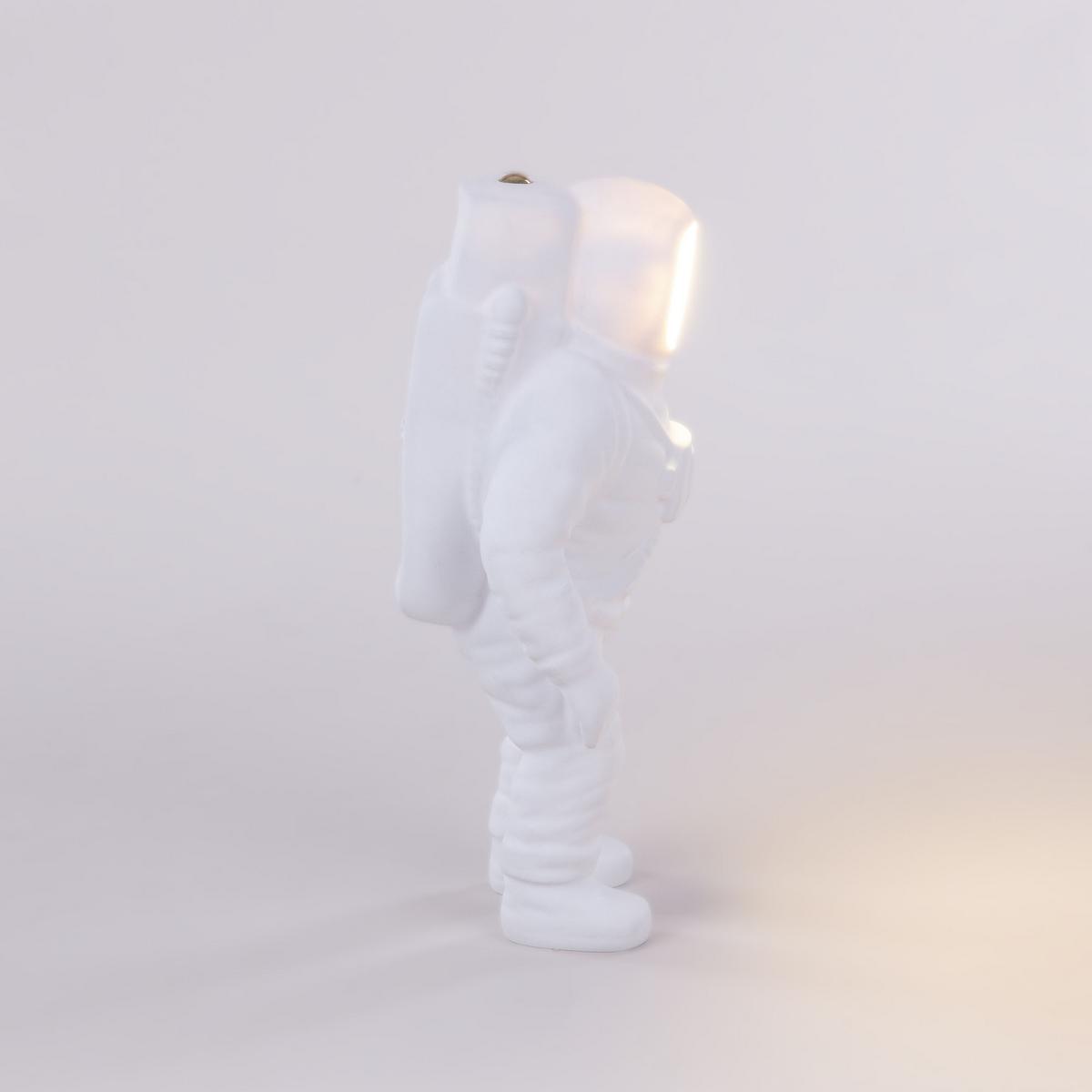 LED cordless resin table lamp | Flashing Starman by Seletti