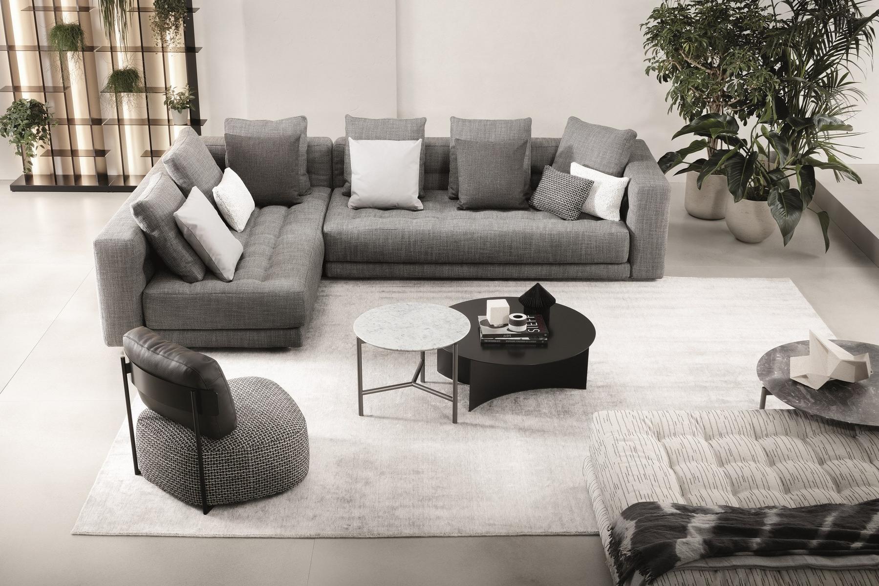 Sectional fabric sofa | Doze by Flou