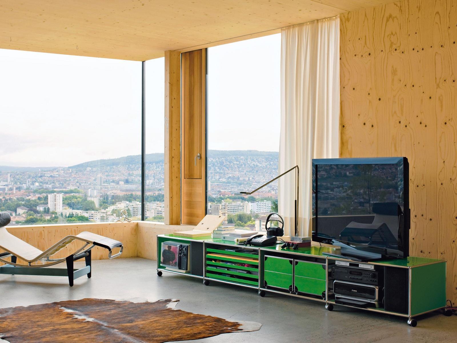 Sideboard with doors with drawers | Haller Lowboard As Media Unit by USM