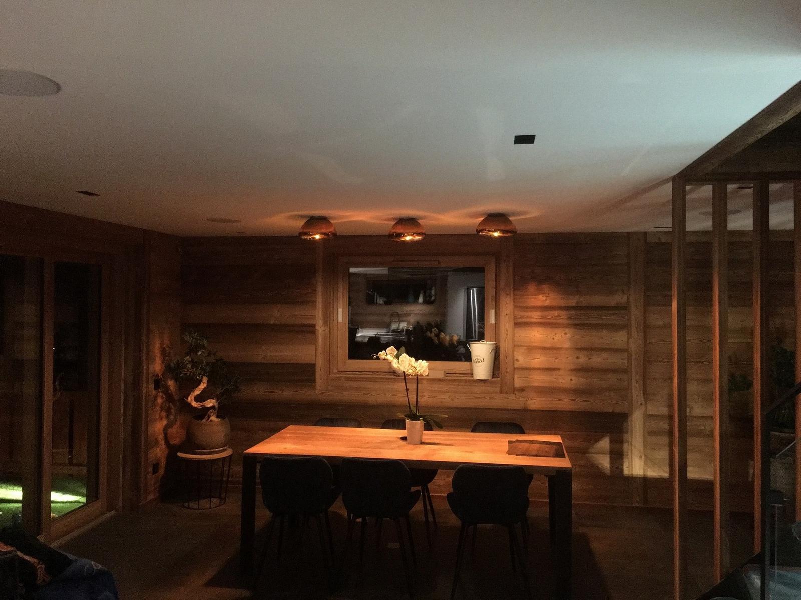 Handmade blown glass ceiling lamp | Ausum by Dark