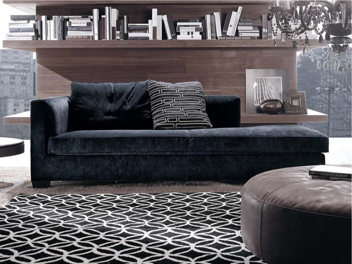 Upholstered fabric day bed | Tiberio by Frigerio