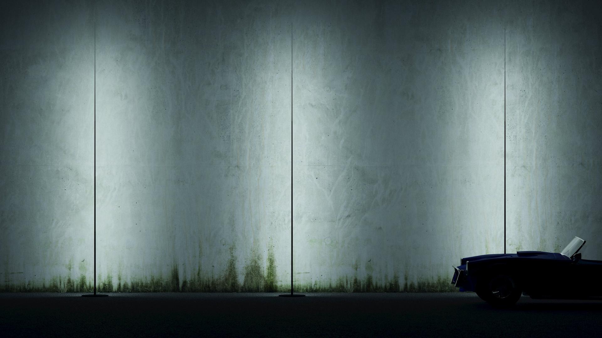 LED glass-fibre and metal floor lamp | Origine Outdoor by Davide Groppi