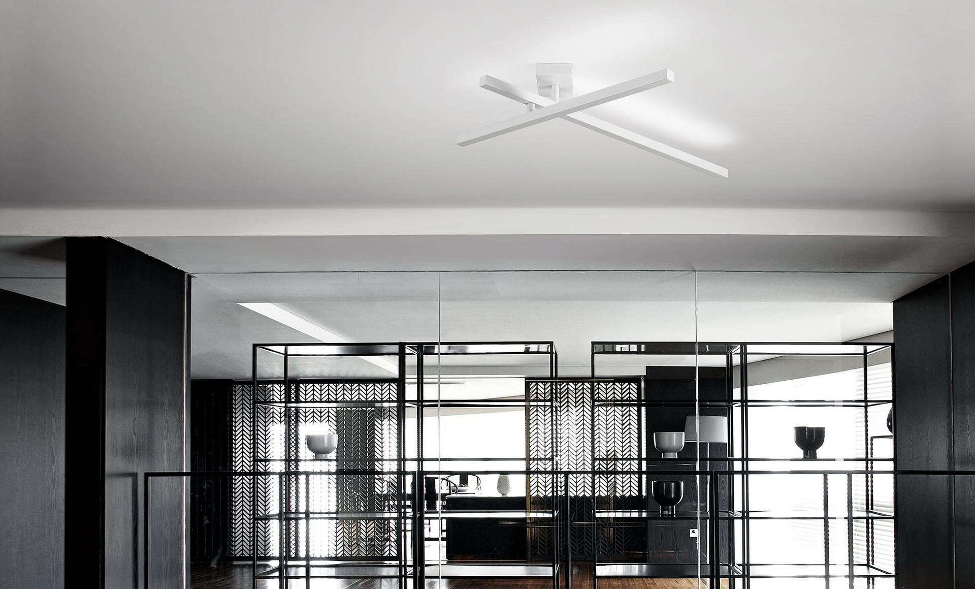 LED adjustable metal ceiling lamp | Carmen by Panzeri