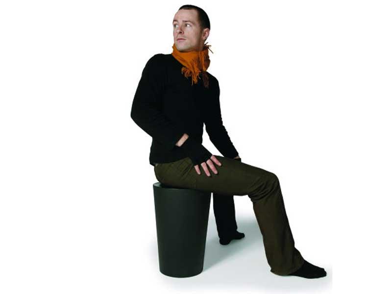 Plastic stool | Container Stool by Moooi