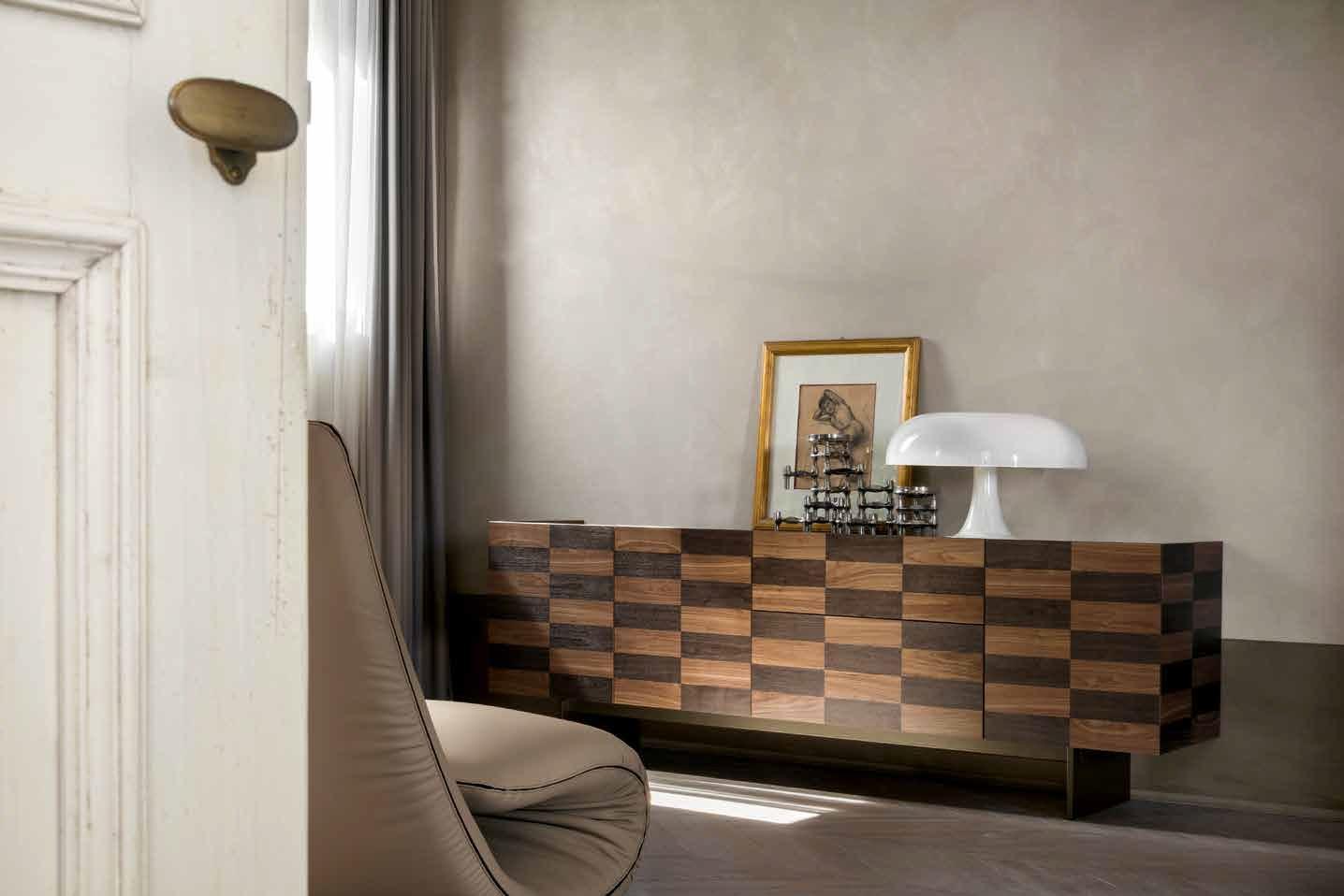 Wood veneer sideboard | Colosseo by Tonin Casa