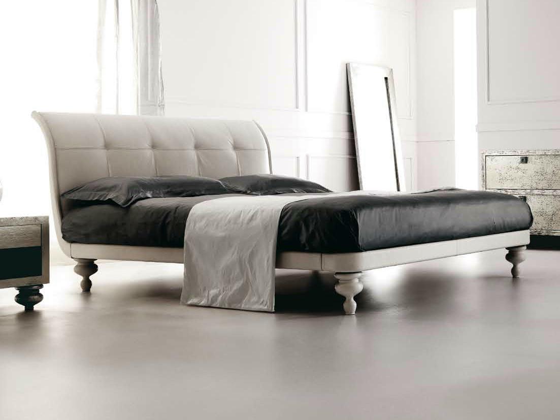 Leather double bed | Keope Ii by Corte Zari