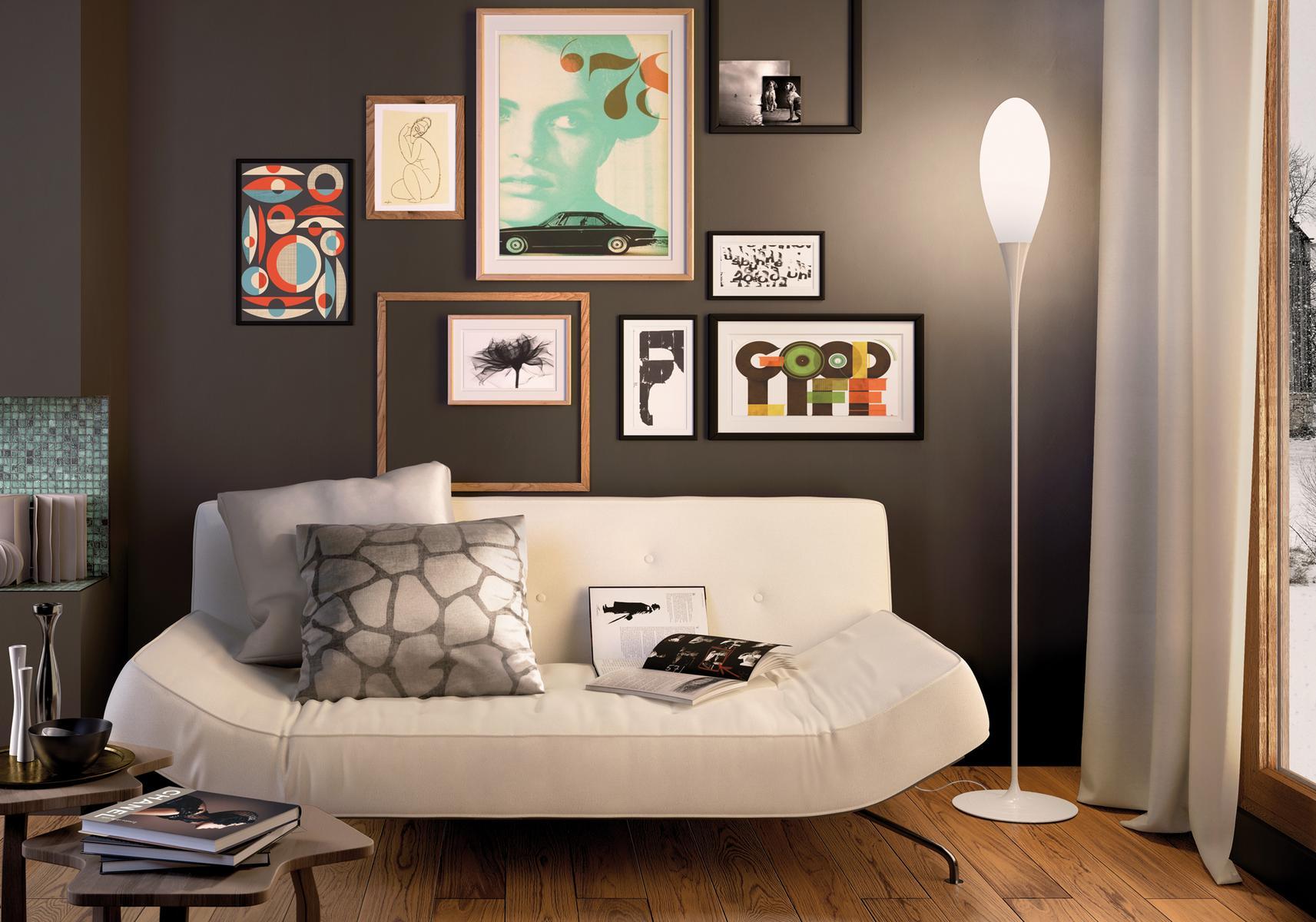 Polyethylene floor lamp | Spillo by Kundalini