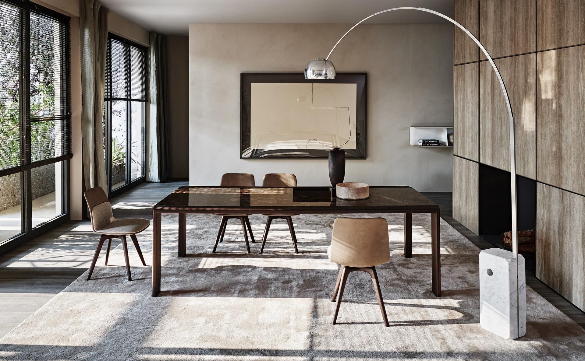 Rectangular wooden table | Belgravia by Molteni