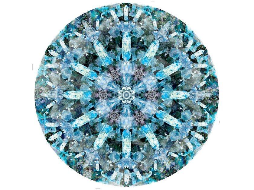 Patterned round rug | Crystal Ice by Moooi