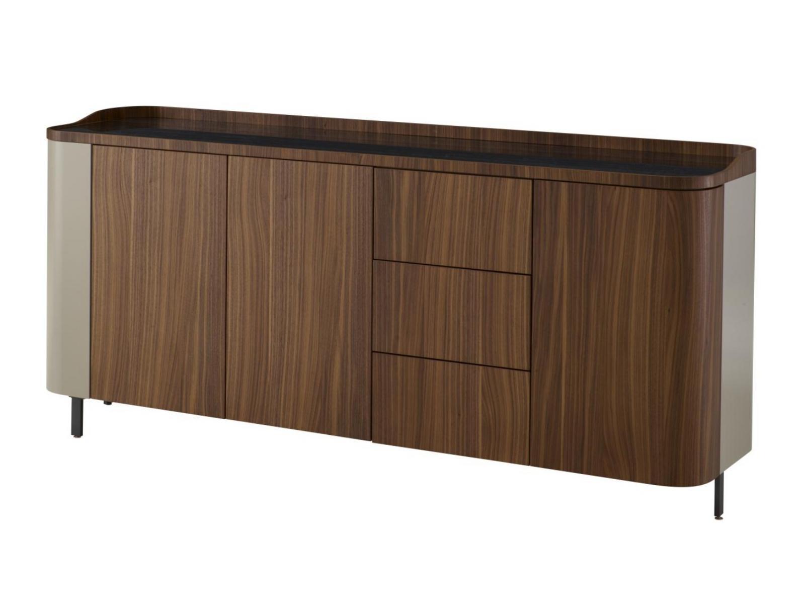 Multi-layer wood sideboard with doors with drawers | Postmoderne by Ligne Roset