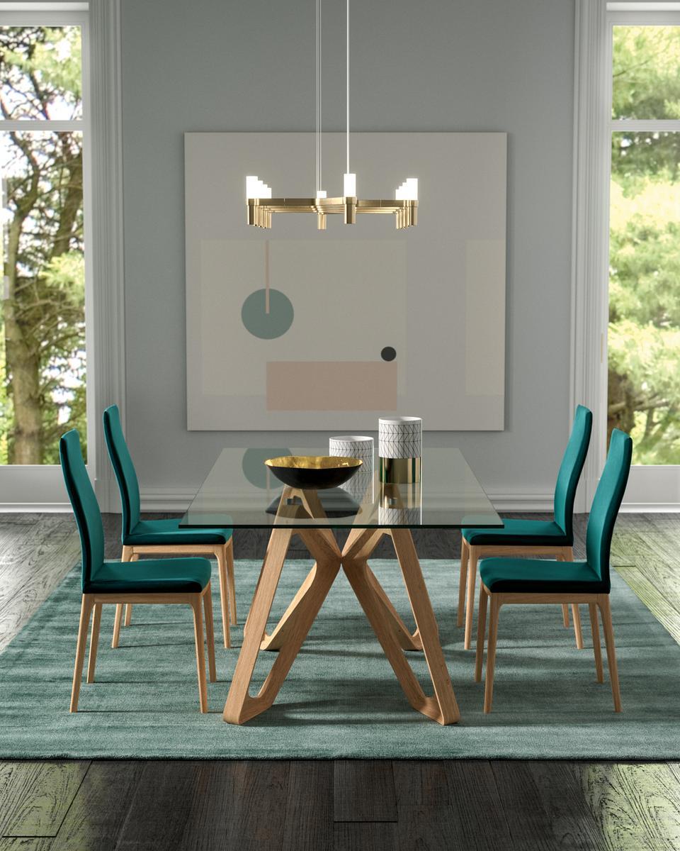 Upholstered velvet chair | Blues by Ozzio Italia
