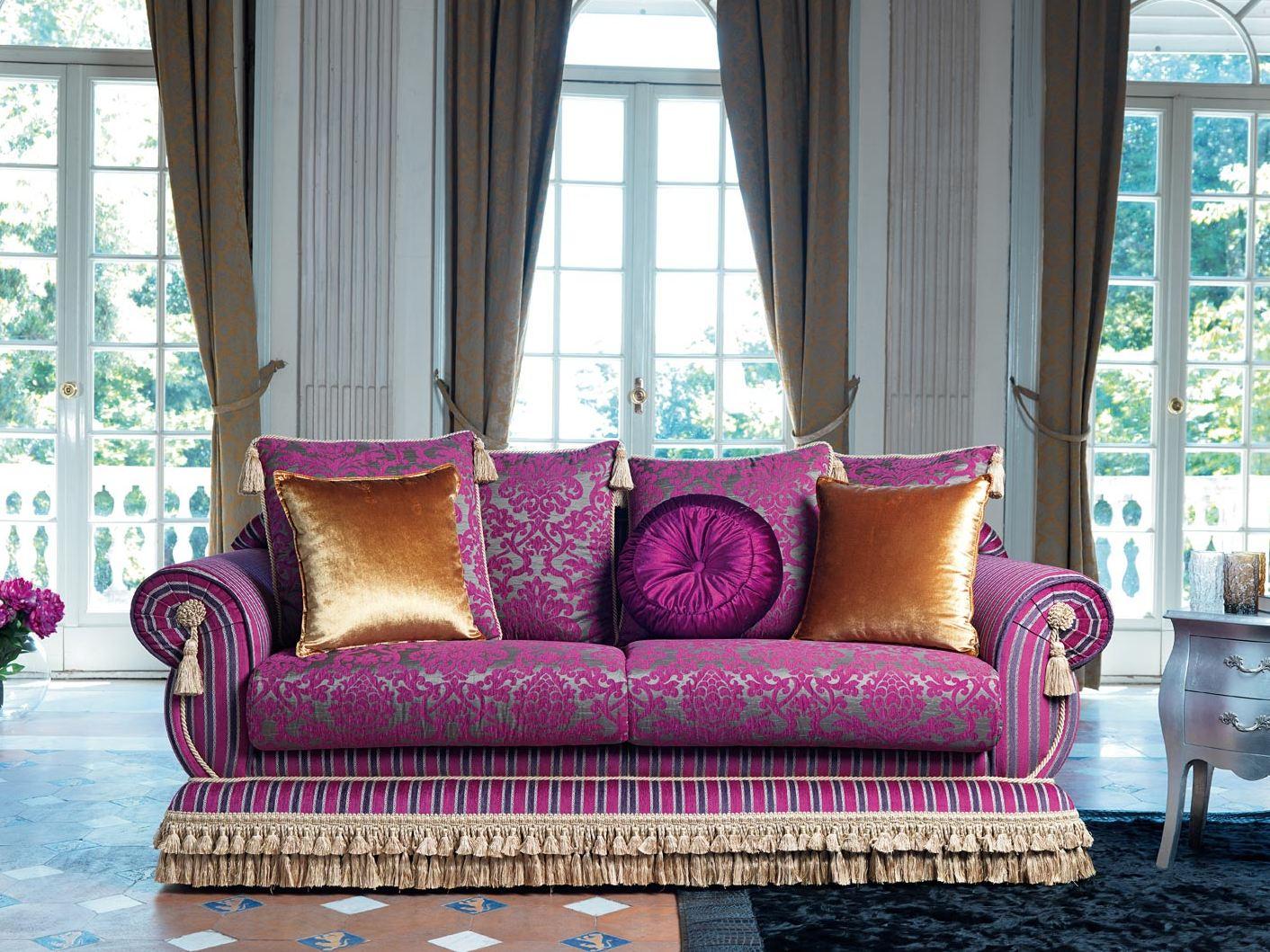 3 seater fabric sofa | Prince by Domingo salotti