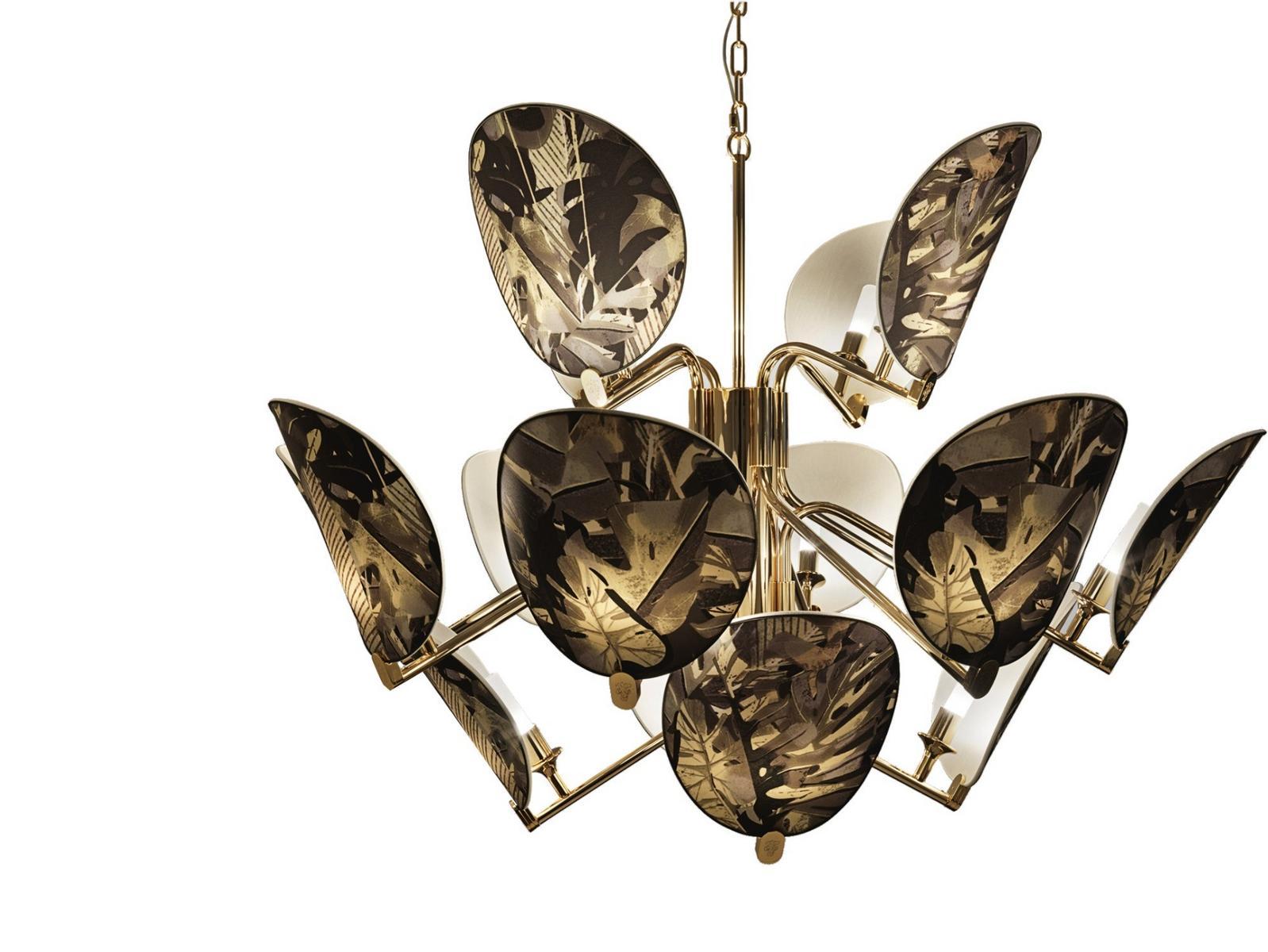 LED indirect light brass pendant lamp | Akira by Visionnair