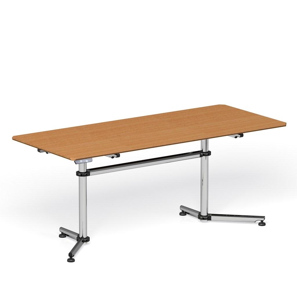 Wood veneer writing desk | Kitos Home Office Table by USM