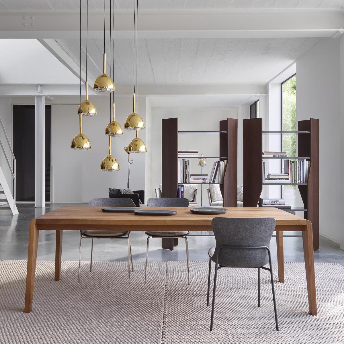 Walnut dining table | Spirit Of Forest by Ligne Roset
