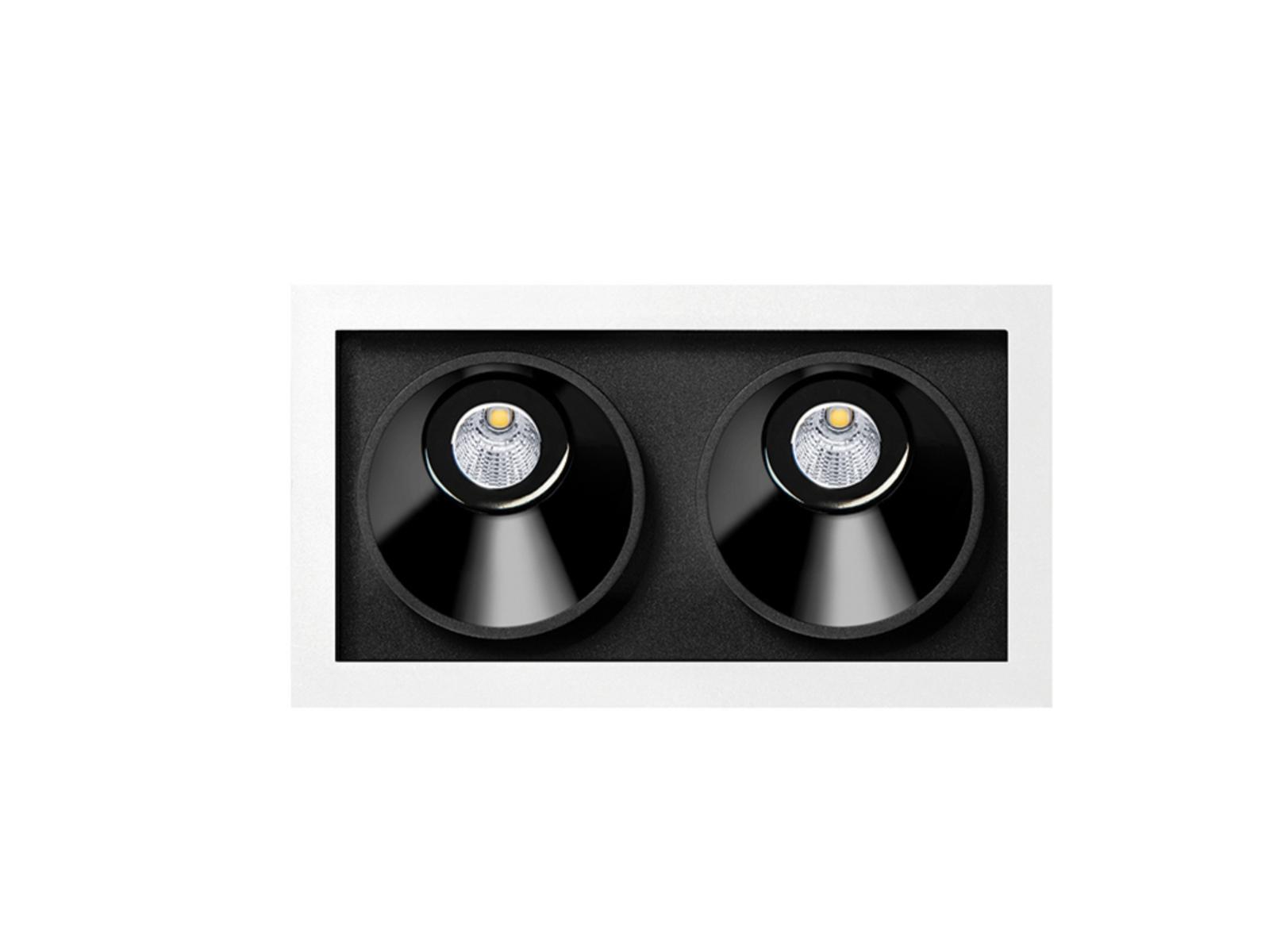 LED multiple recessed aluminium spotlight |  by Arkoslight