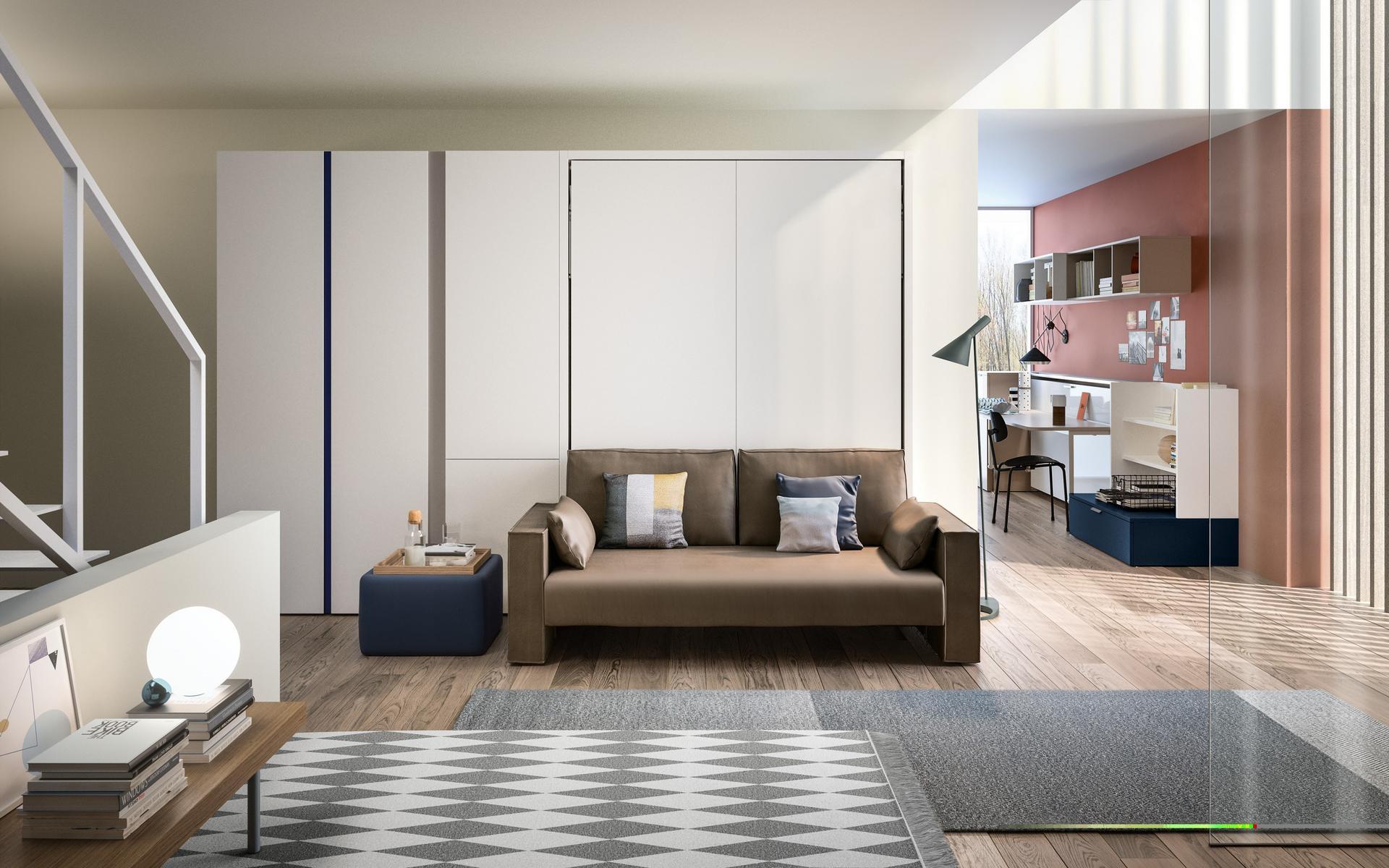 Pull-down double bed | Penelope Sofa by CLEI