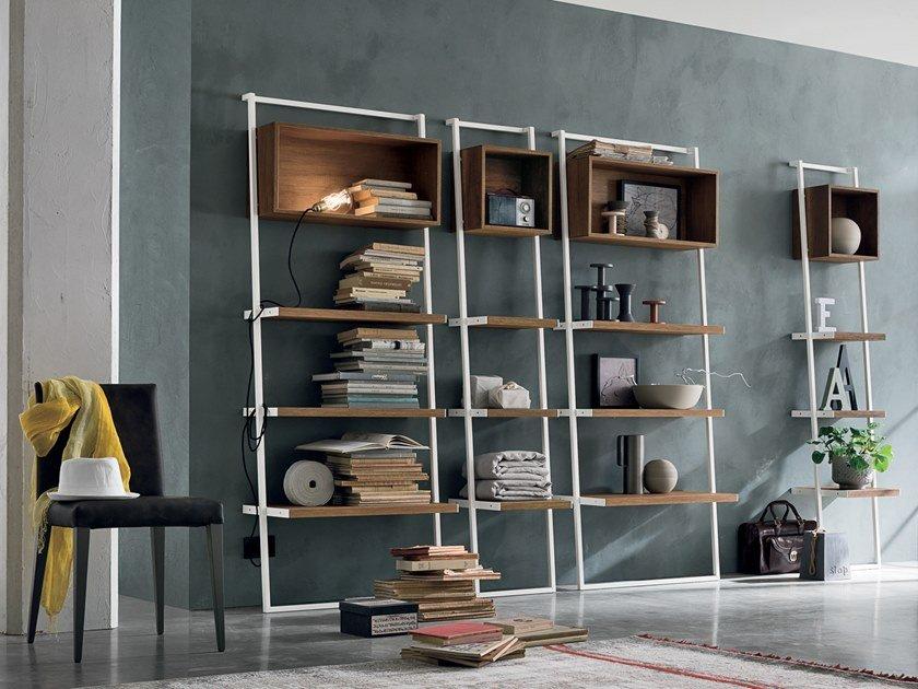Wall-mounted bookcase | Movida by Tomasella