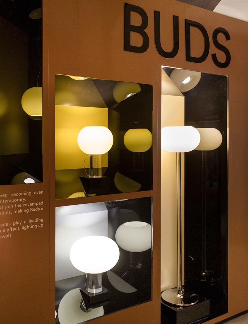 Glass pendant lamp | Buds by Foscarini