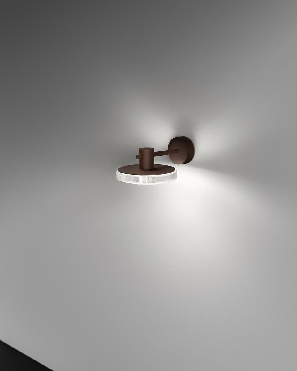 LED direct-indirect light aluminium Outdoor wall lamp | Venexia by Panzeri