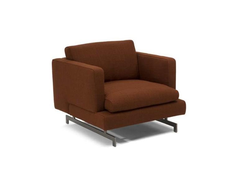 Fabric armchair with armrests | Jeremi by Natuzzi Italia