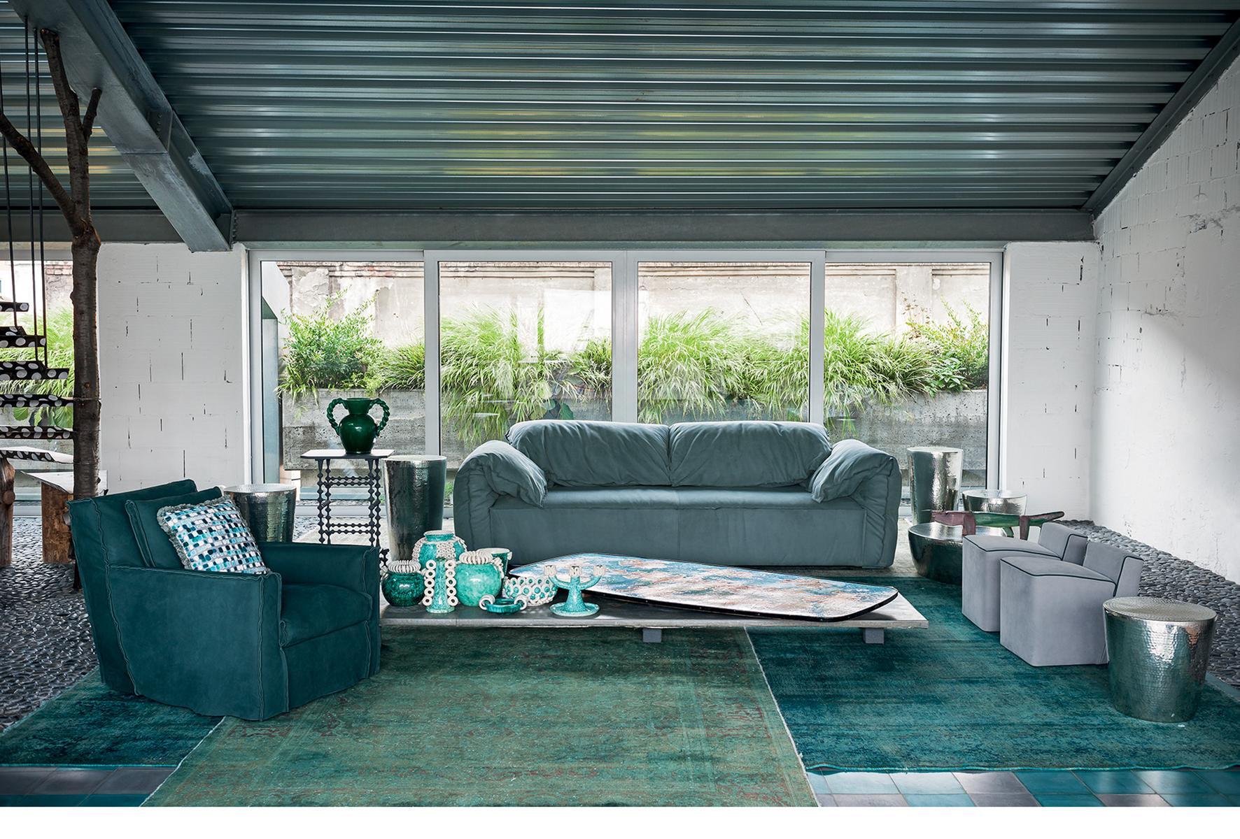 Leather armchair with armrests | Rio Alta by Baxter