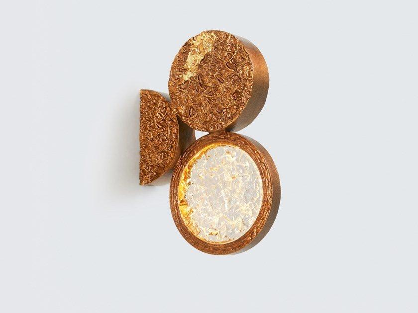 LED handmade bronze wall light | Luna Ap1463 by Serip