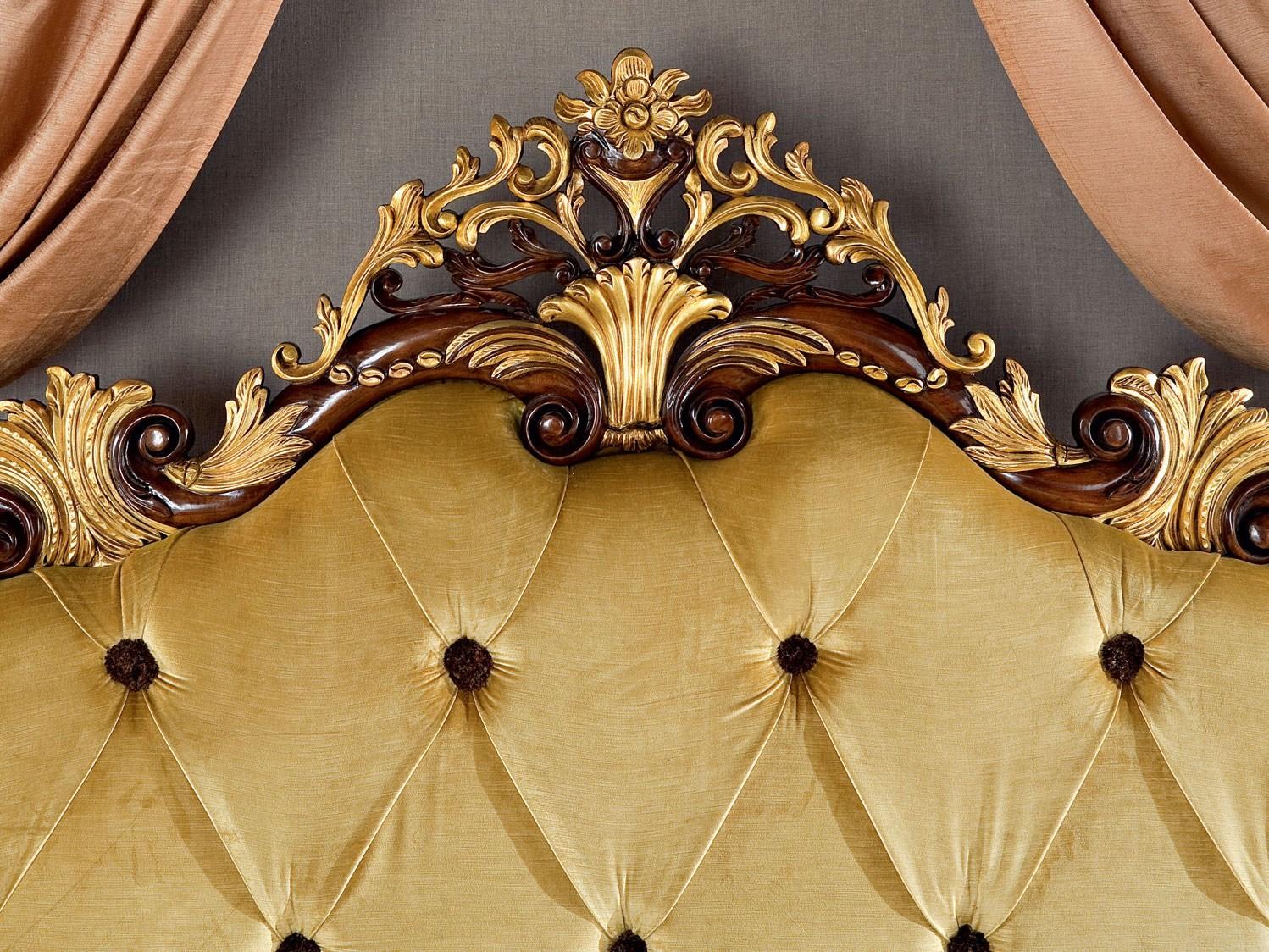 Double bed with high headboard with tufted headboard | 13201 by Modenese Gastone