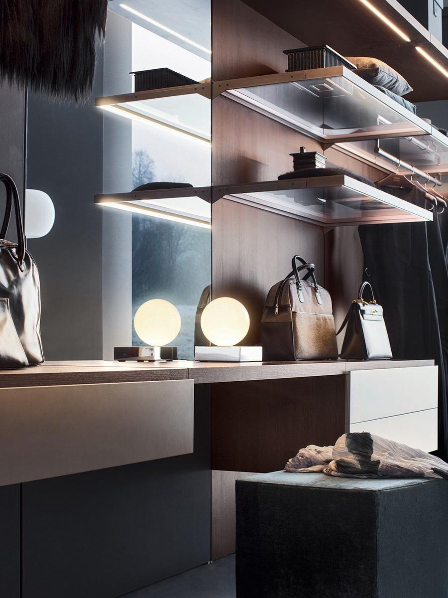 Sectional wooden walk-in wardrobe | Anteprima by Pianca