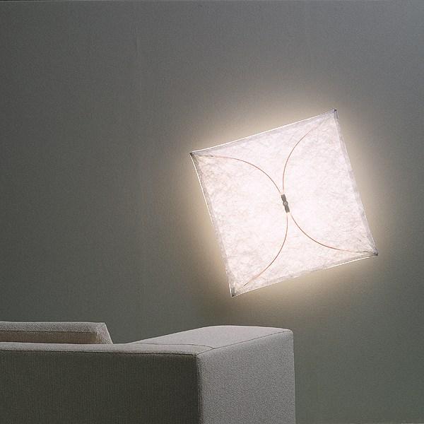 Synthetic fabric wall lamp | Ariette by Flos