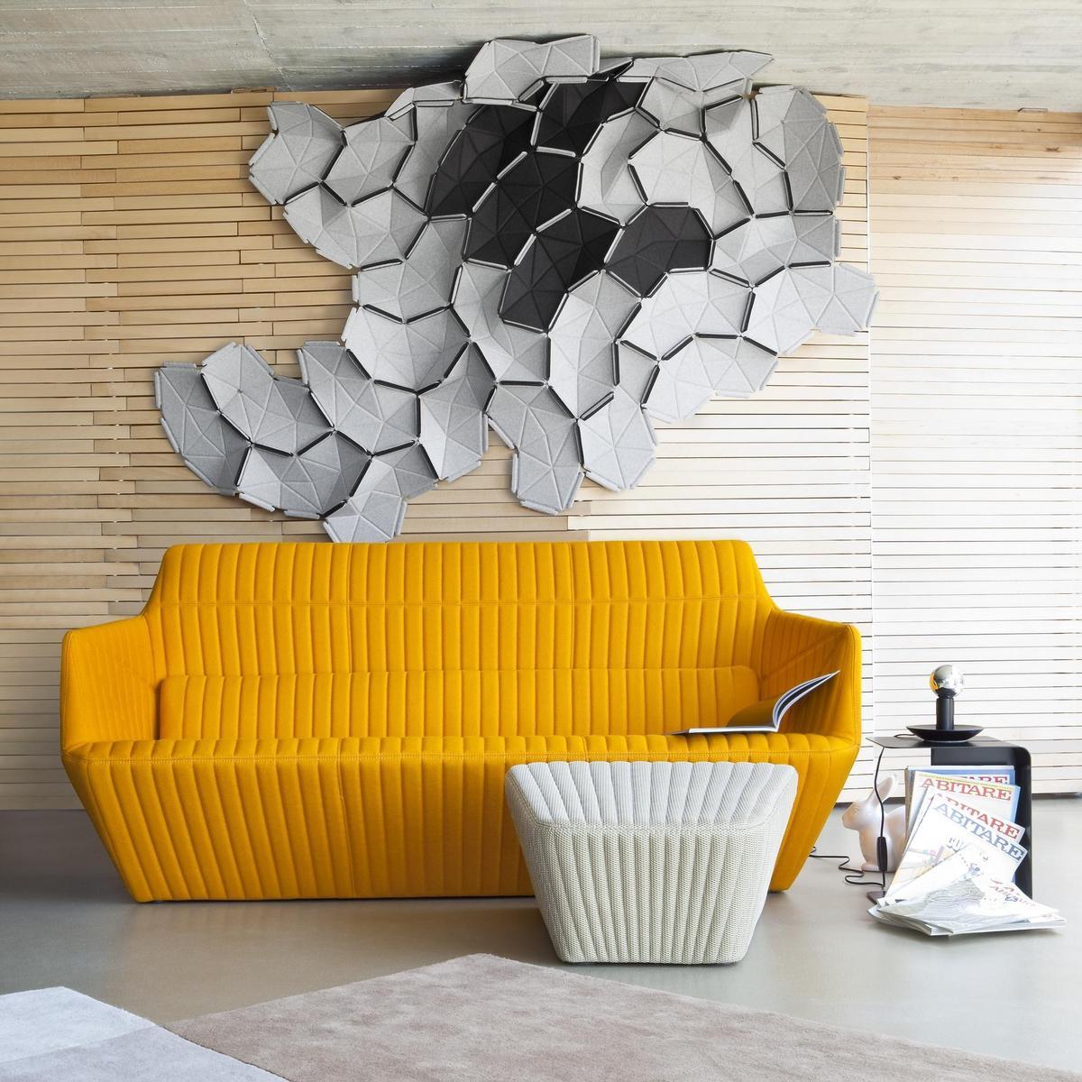 3 seater fabric sofa | Facett by Ligne Roset