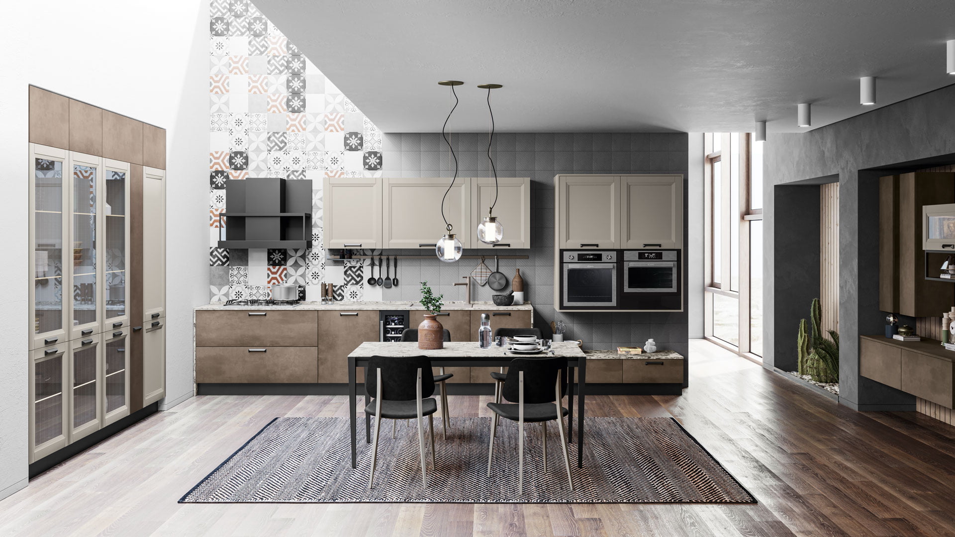 Pet kitchen without handles Creo kitchens Smart