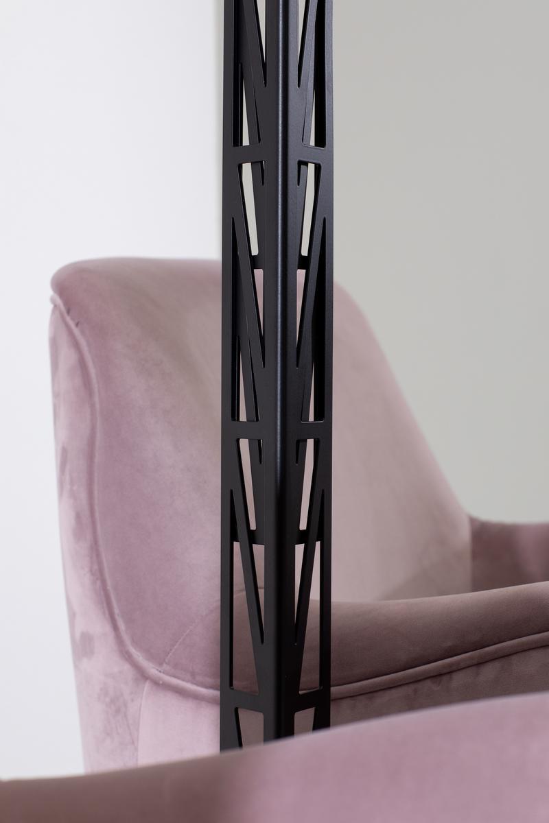 LED height-adjustable aluminium floor lamp | Fireman by Karman