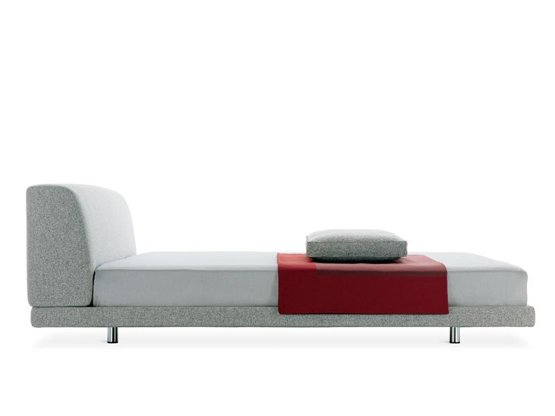 Double bed with upholstered headboard | Greg by Zanotta